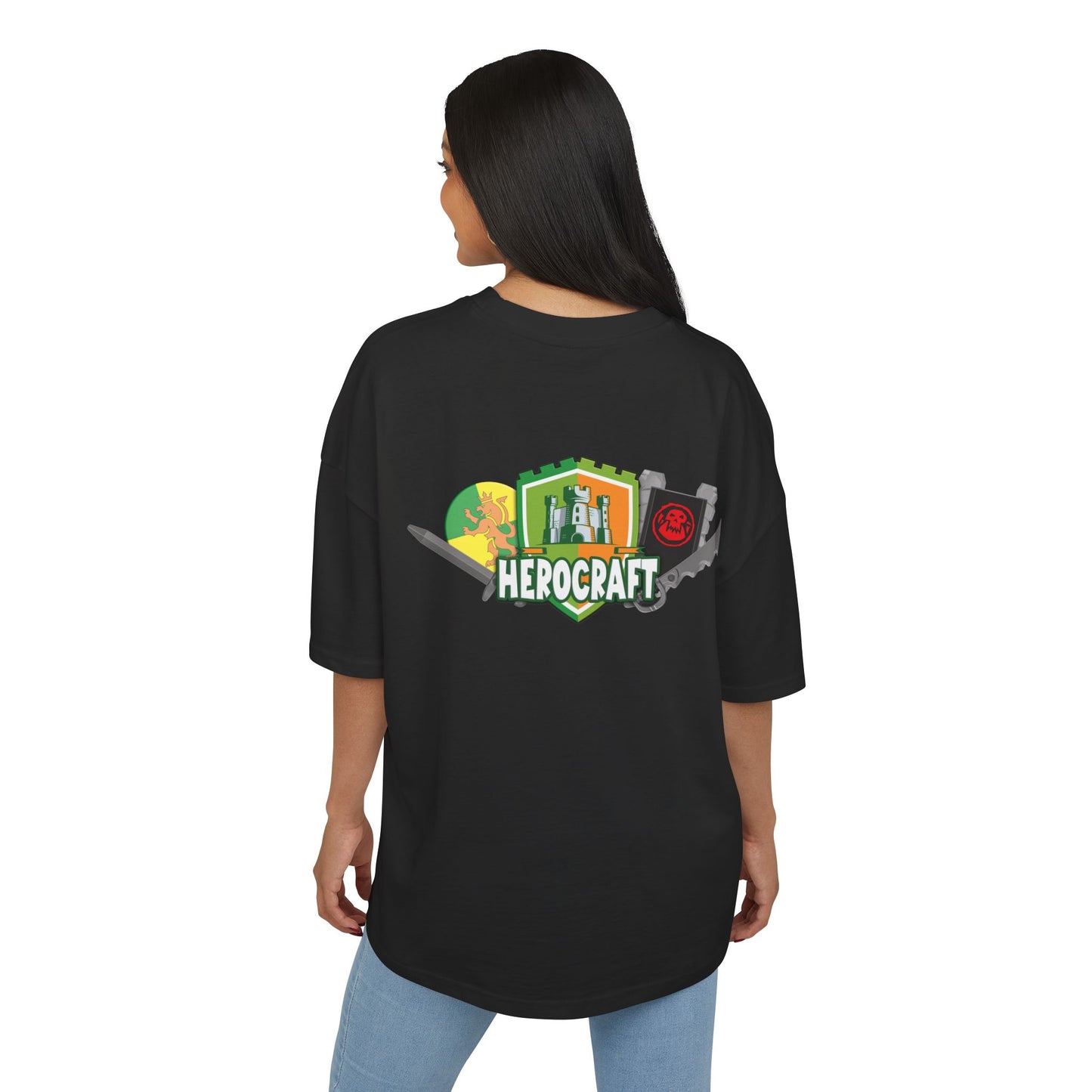 HeroCraft Gaming T‑Shirt — Adventure Logo Tee (Front & Back)