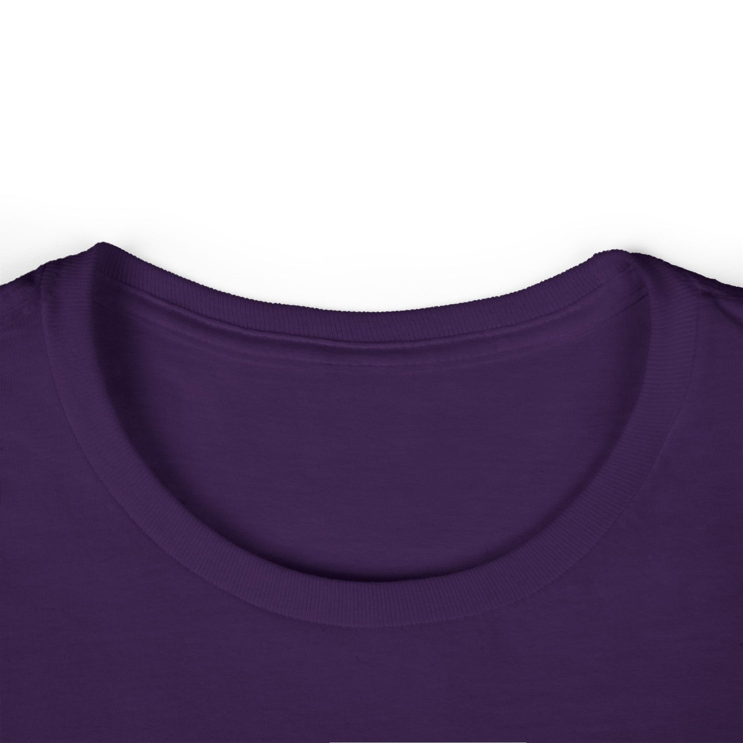 Skull Emblem Tee — Purple Villain Minifigure Graphic Women's T-Shirt