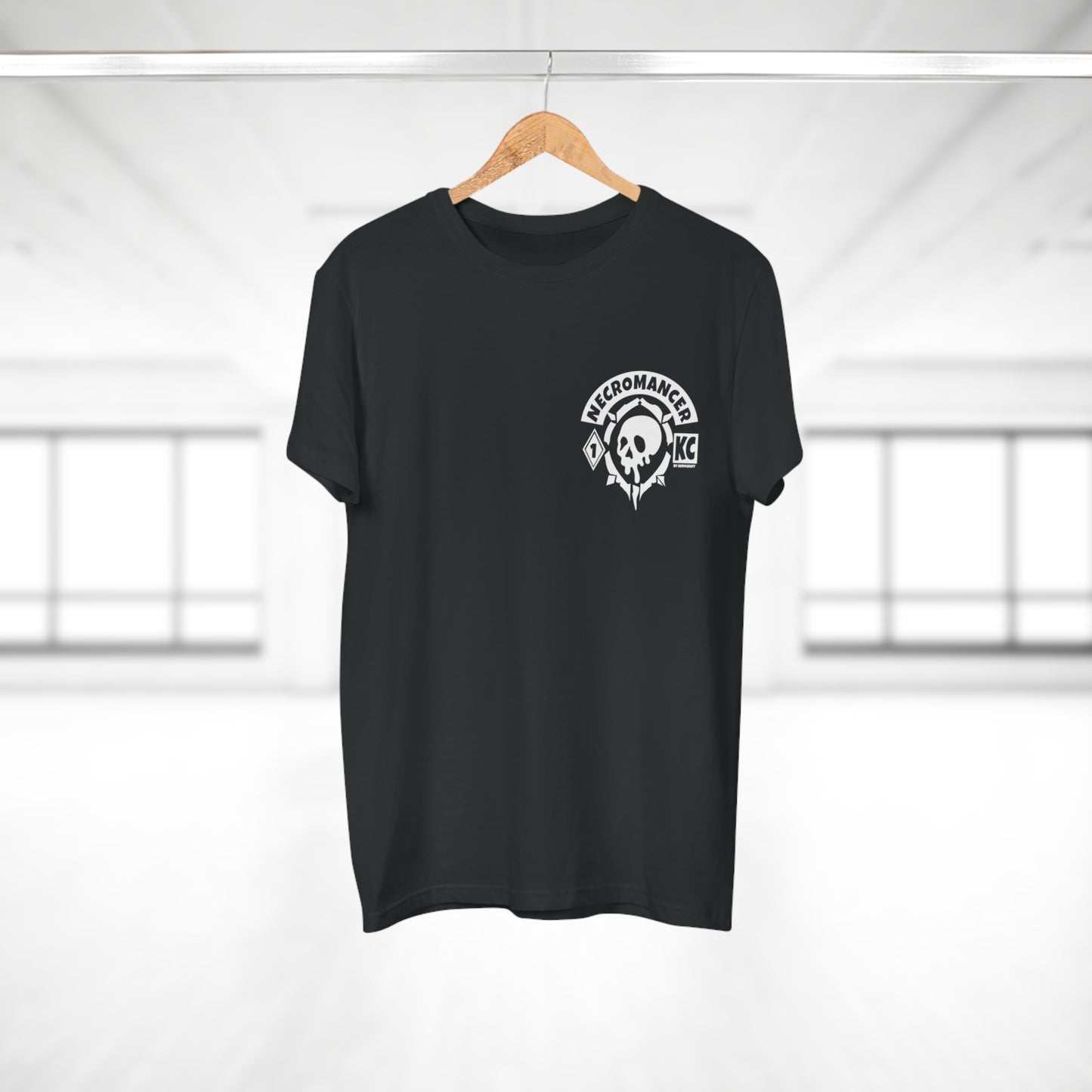 Men's Necromancer T-Shirt - Skull Design - Perfect for Gamers & Halloween