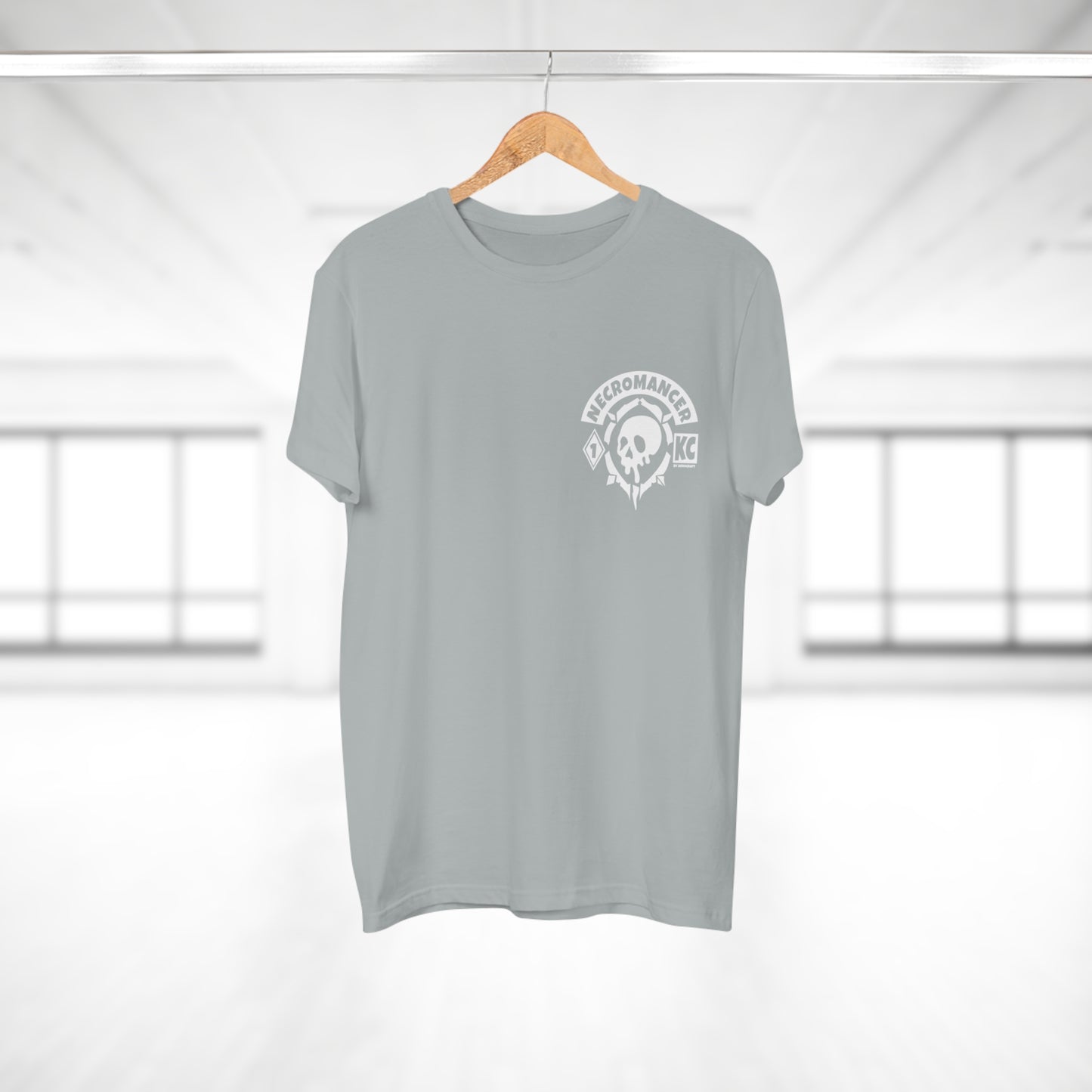 Men's Necromancer T-Shirt - Skull Design - Perfect for Gamers & Halloween