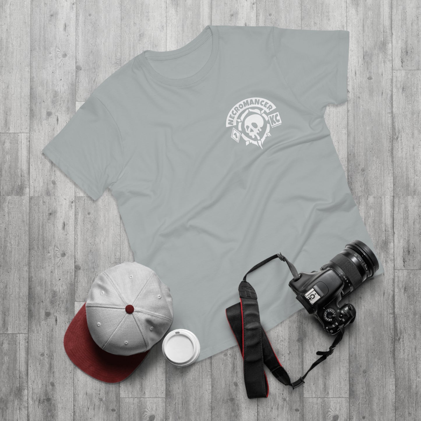 Men's Necromancer T-Shirt - Skull Design - Perfect for Gamers & Halloween