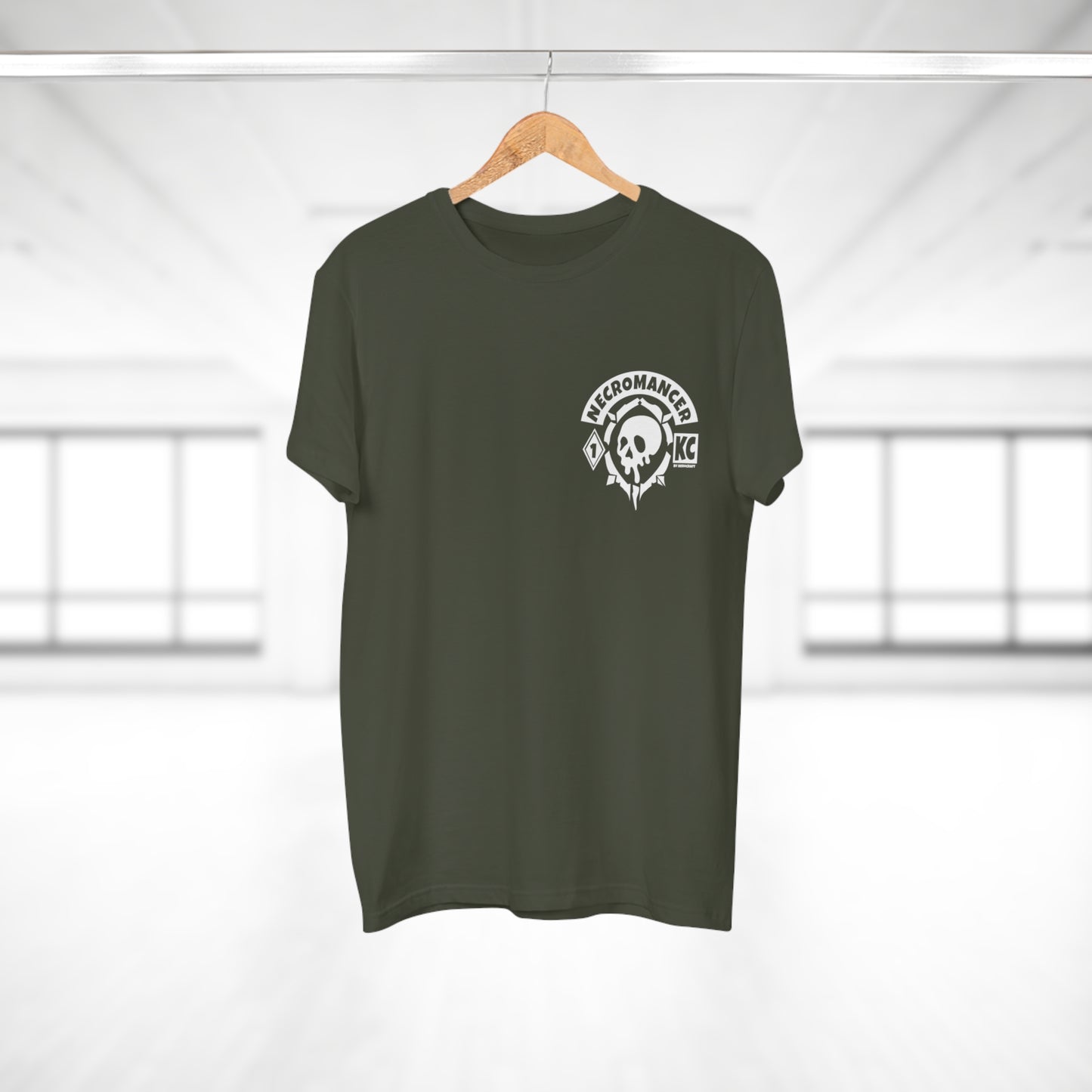 Men's Necromancer T-Shirt - Skull Design - Perfect for Gamers & Halloween