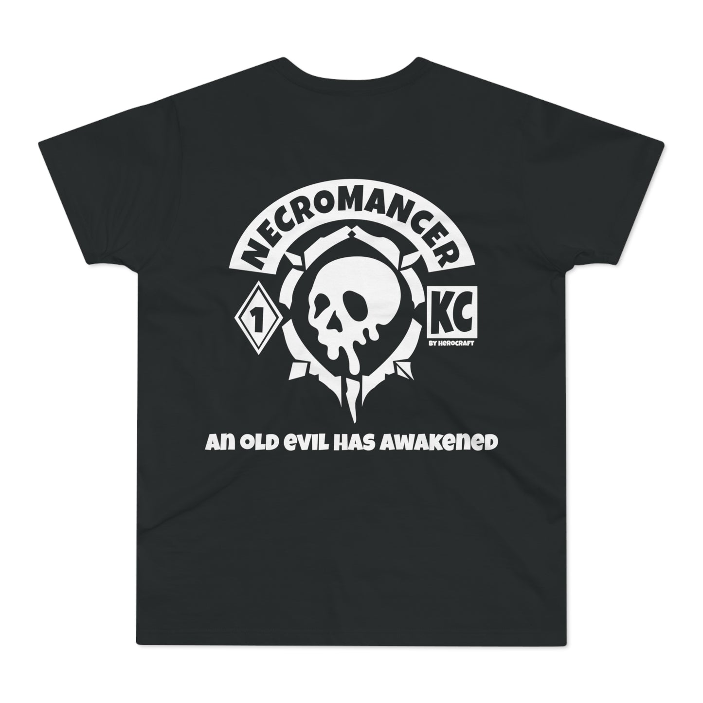 Men's Necromancer T-Shirt - Skull Design - Perfect for Gamers & Halloween