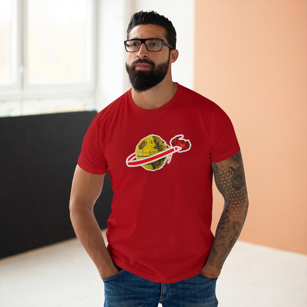 Dark Side Classic Space - Echte Kerle T-Shirt mit Rückenprint