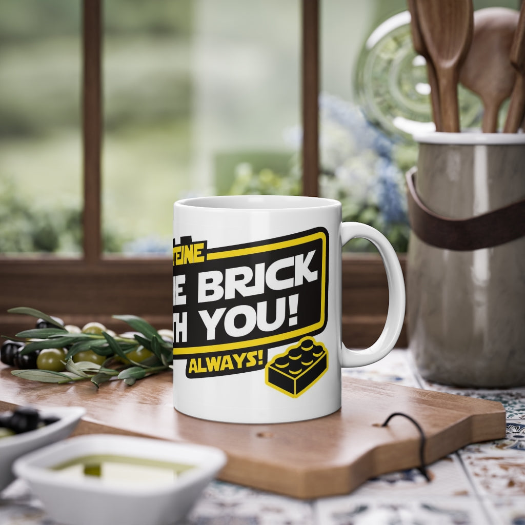 "Klemmbausteine - die Macht auf dem Bautisch" Kaffeepot 11oz