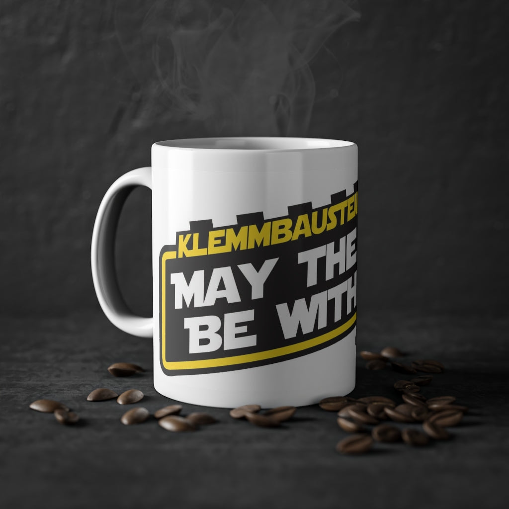 "Klemmbausteine - die Macht auf dem Bautisch" Kaffeepot 11oz