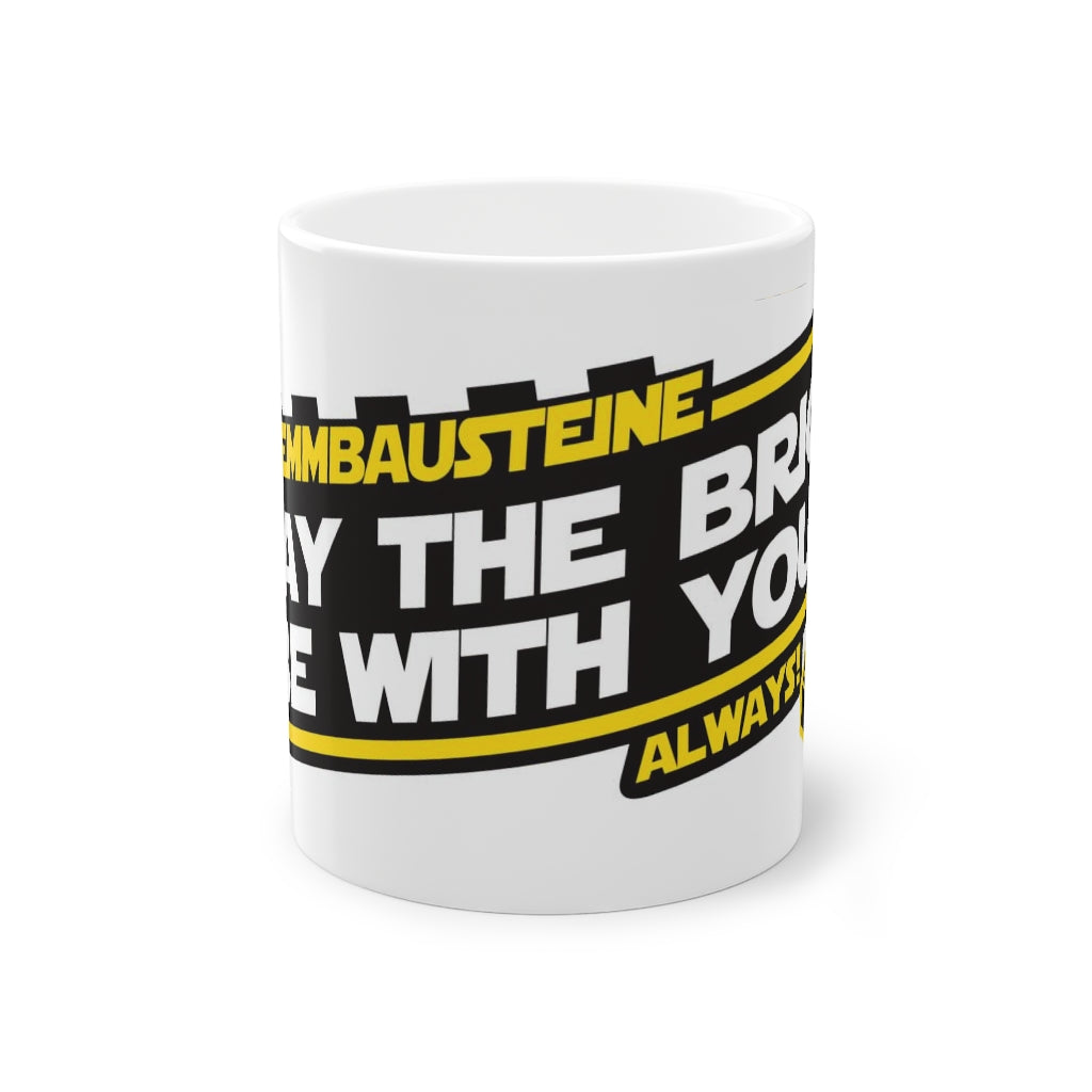 "Klemmbausteine - die Macht auf dem Bautisch" Kaffeepot 11oz
