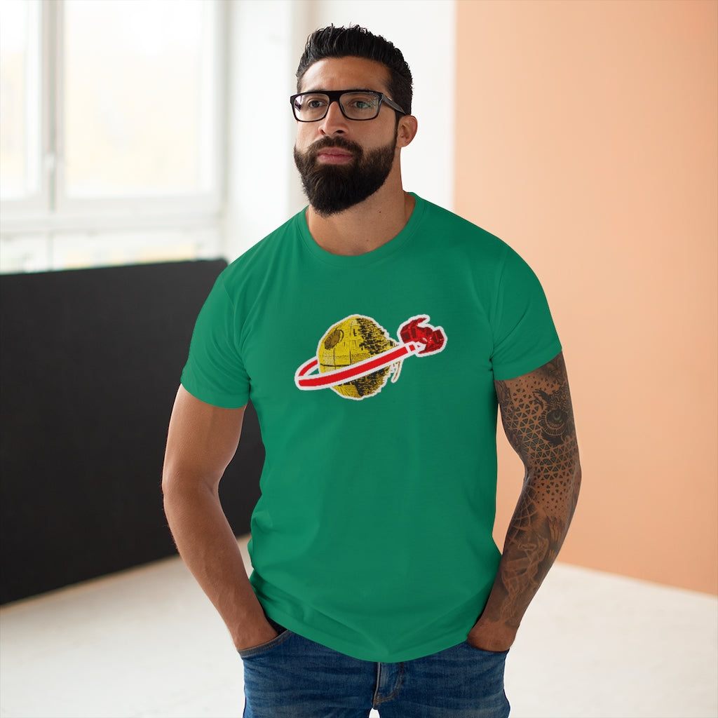 Dark Side Classic Space - Echte Kerle T-Shirt mit Rückenprint