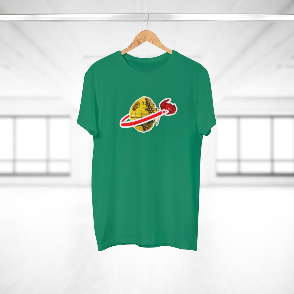 Dark Side Classic Space - Echte Kerle T-Shirt mit Rückenprint