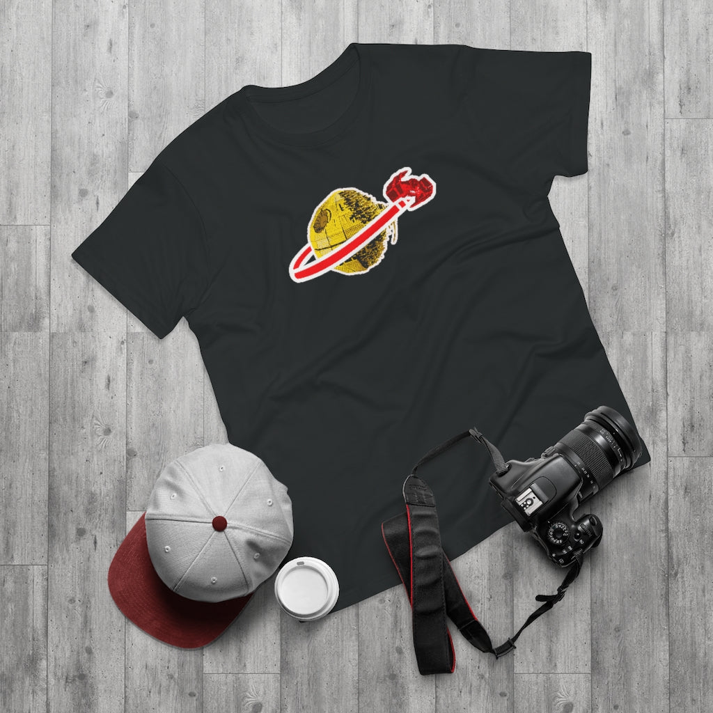 Dark Side Classic Space - Echte Kerle T-Shirt mit Rückenprint