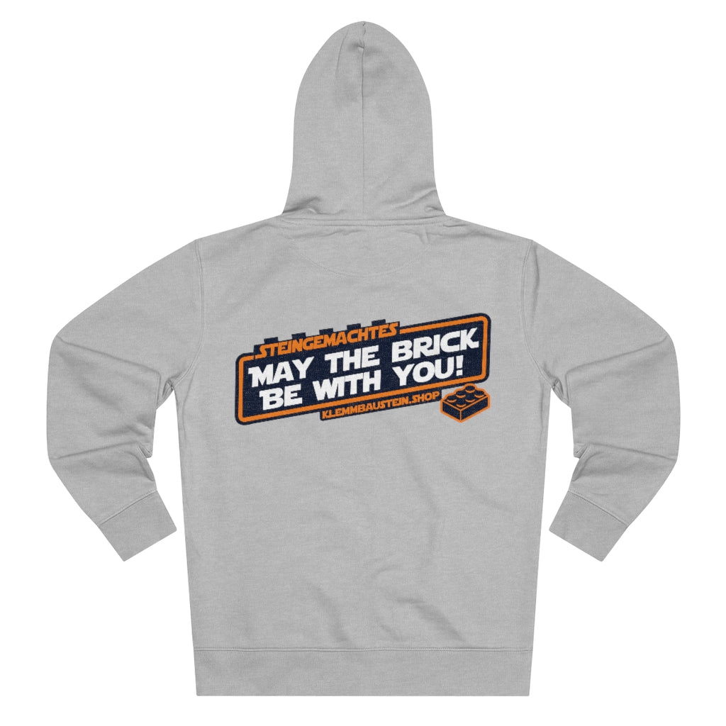 "Steingemachtes-Crew" Zipper-Hoodie