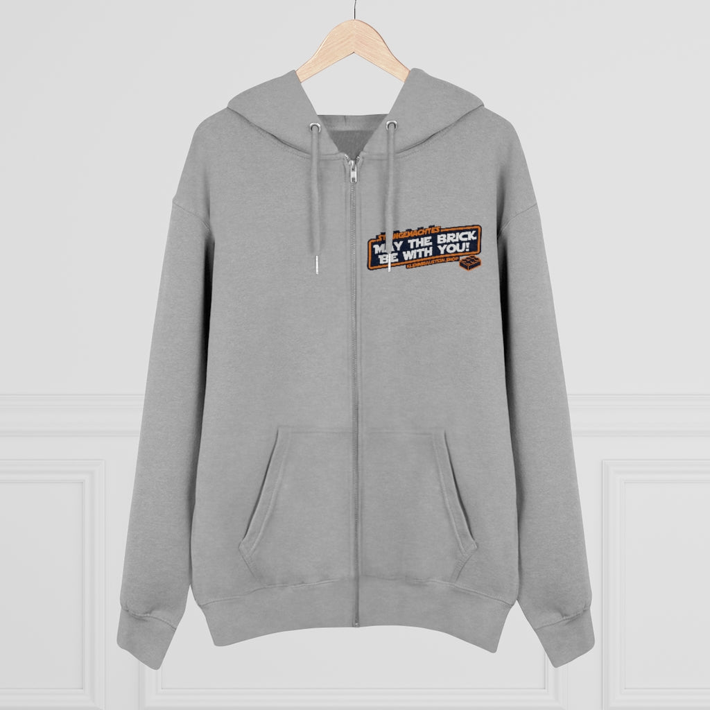 "Steingemachtes-Crew" Zipper-Hoodie
