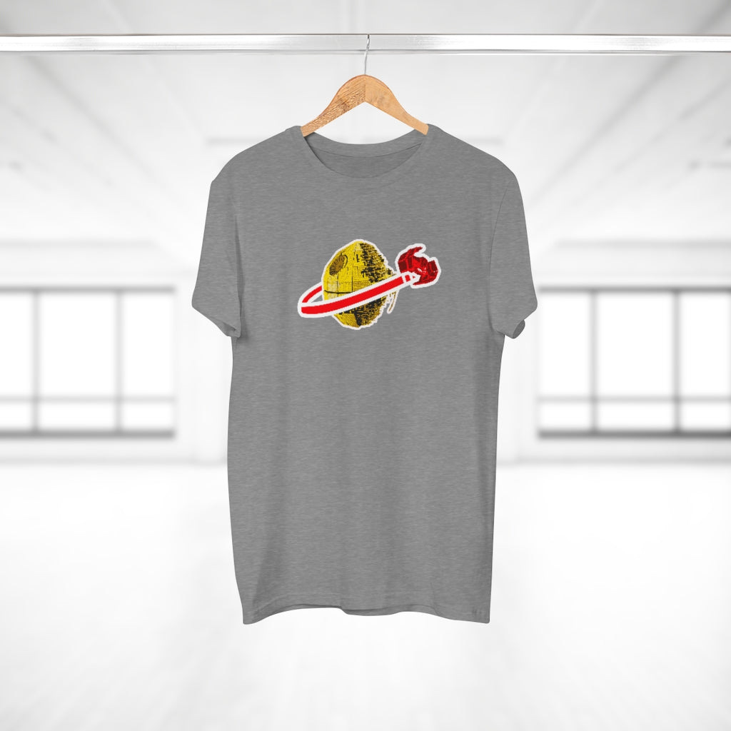 Dark Side Classic Space - Echte Kerle T-Shirt mit Rückenprint