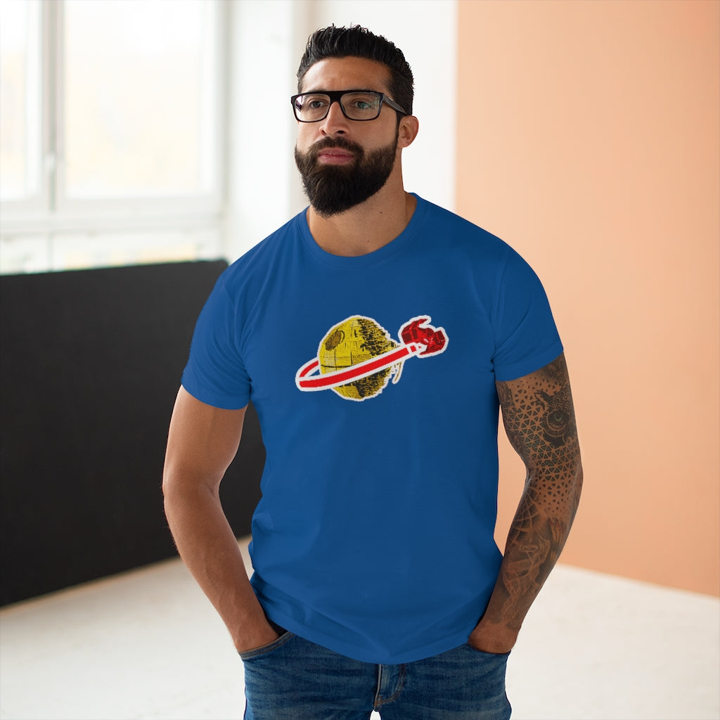 Dark Side Classic Space - Echte Kerle T-Shirt mit Rückenprint