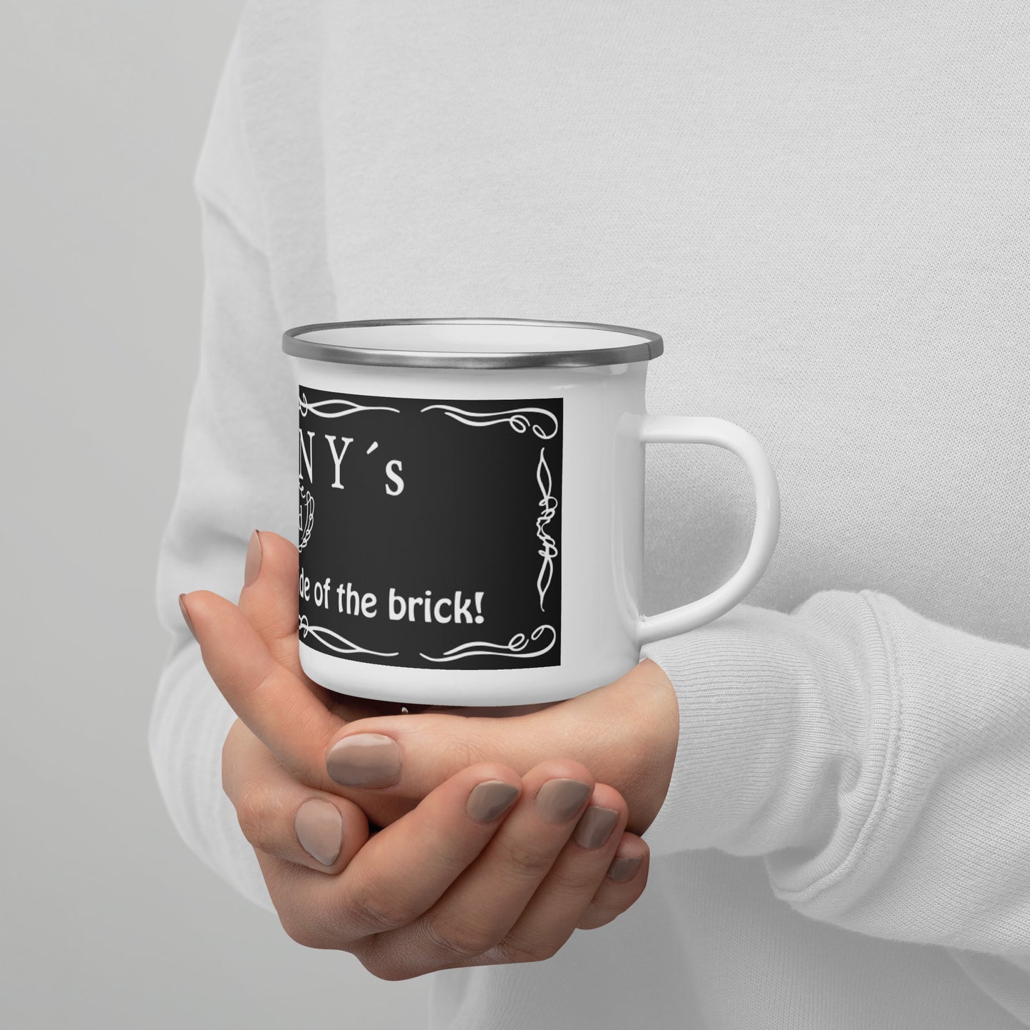 Back in Black Classic Johnny Tasse Emailletasse