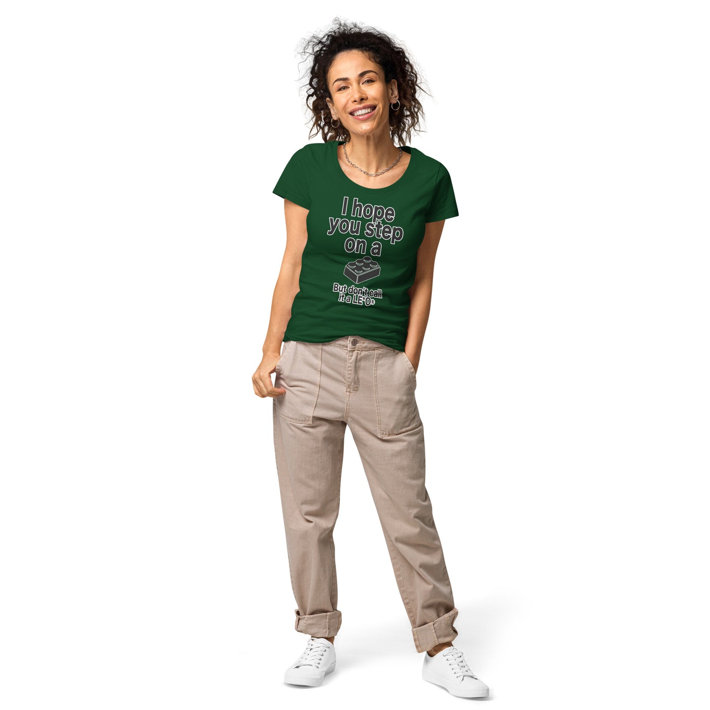 "Step on a Brick" Mädels T-Shirt Kopie