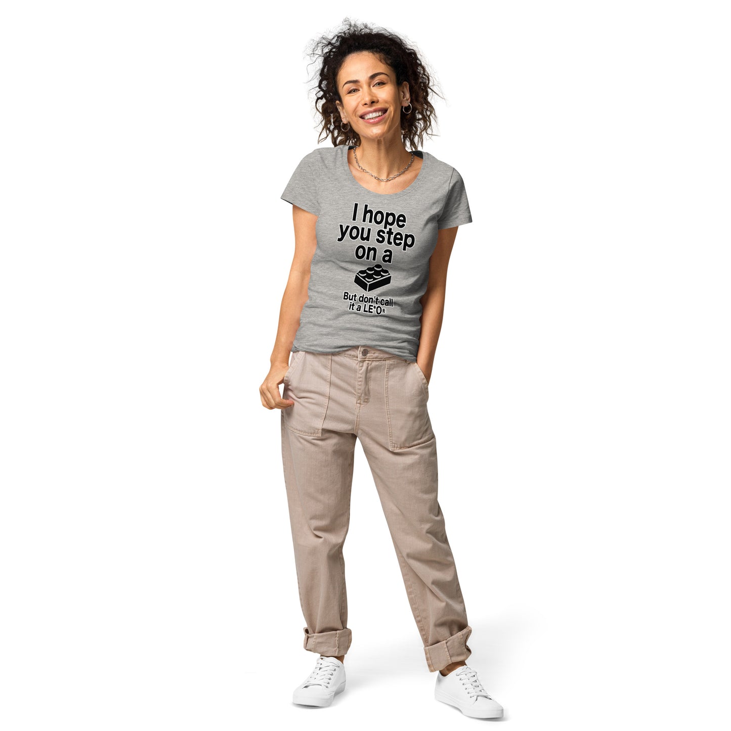 "Step on a Brick" Mädels T-Shirt Kopie