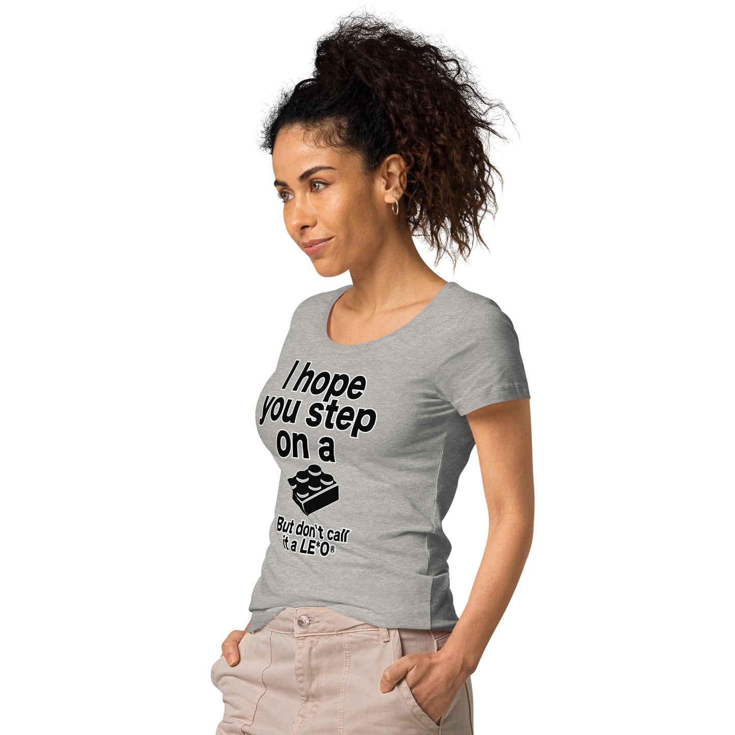"Step on a Brick" Mädels T-Shirt Kopie