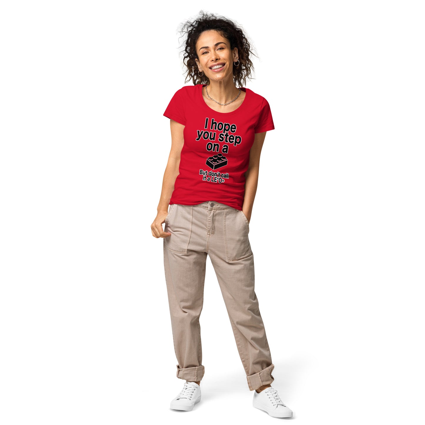 "Step on a Brick" Mädels T-Shirt Kopie