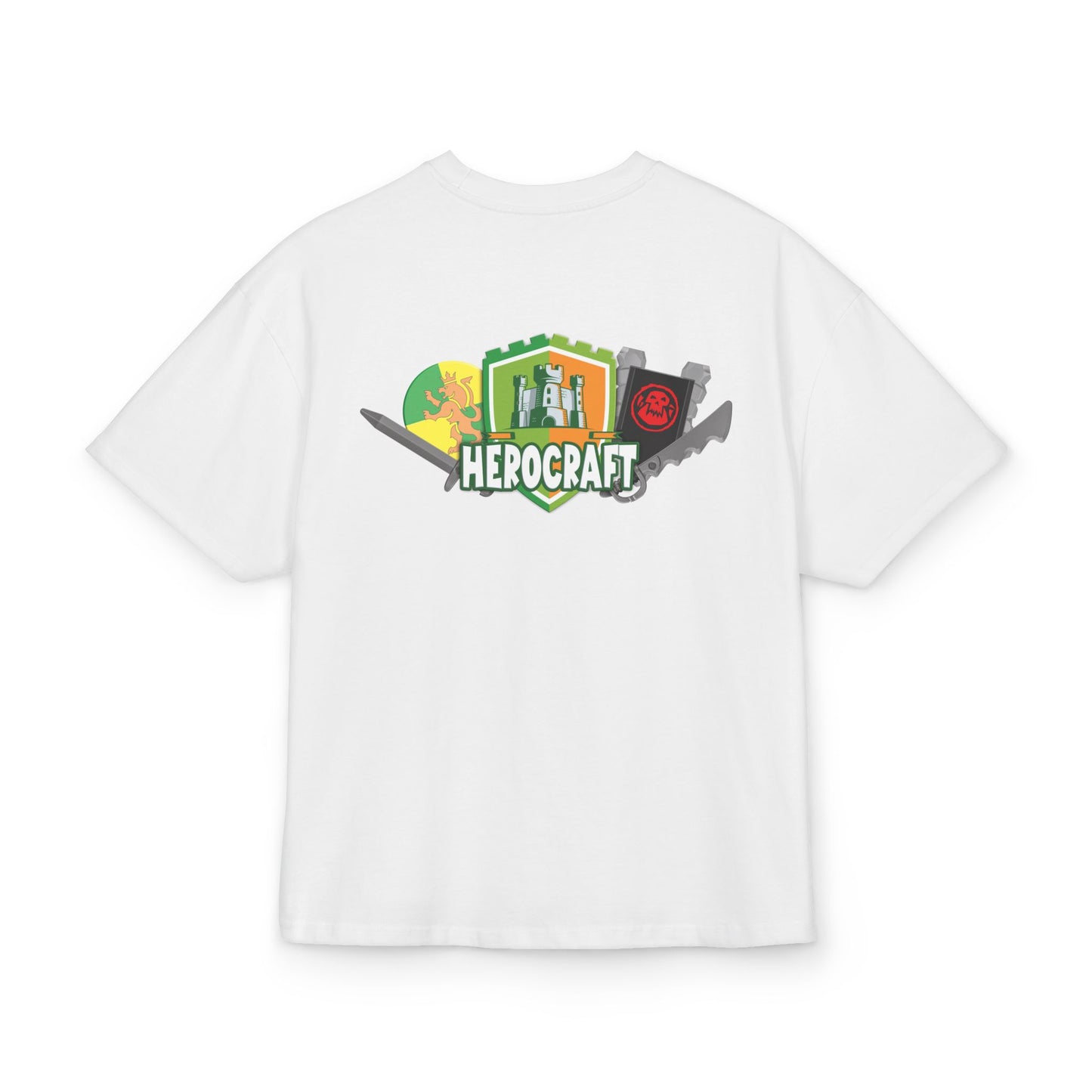 HeroCraft Gaming T‑Shirt — Adventure Logo Tee (Front & Back)