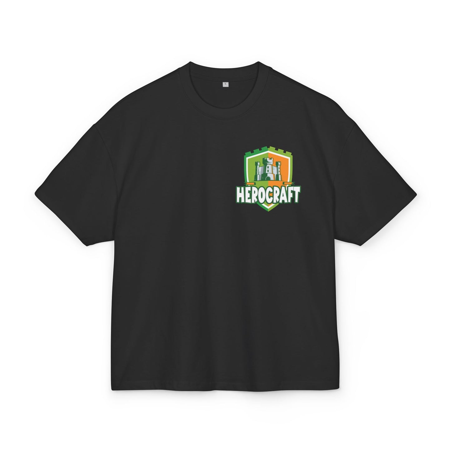 HeroCraft Gaming T‑Shirt — Adventure Logo Tee (Front & Back)