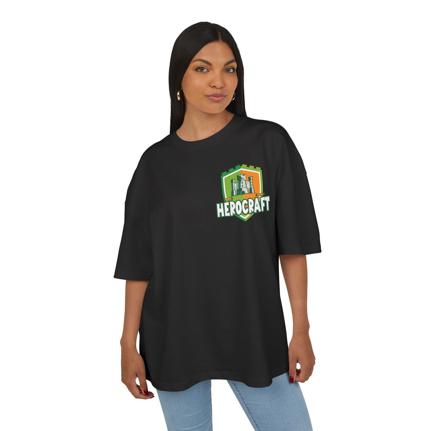 HeroCraft Gaming T‑Shirt — Adventure Logo Tee (Front & Back)