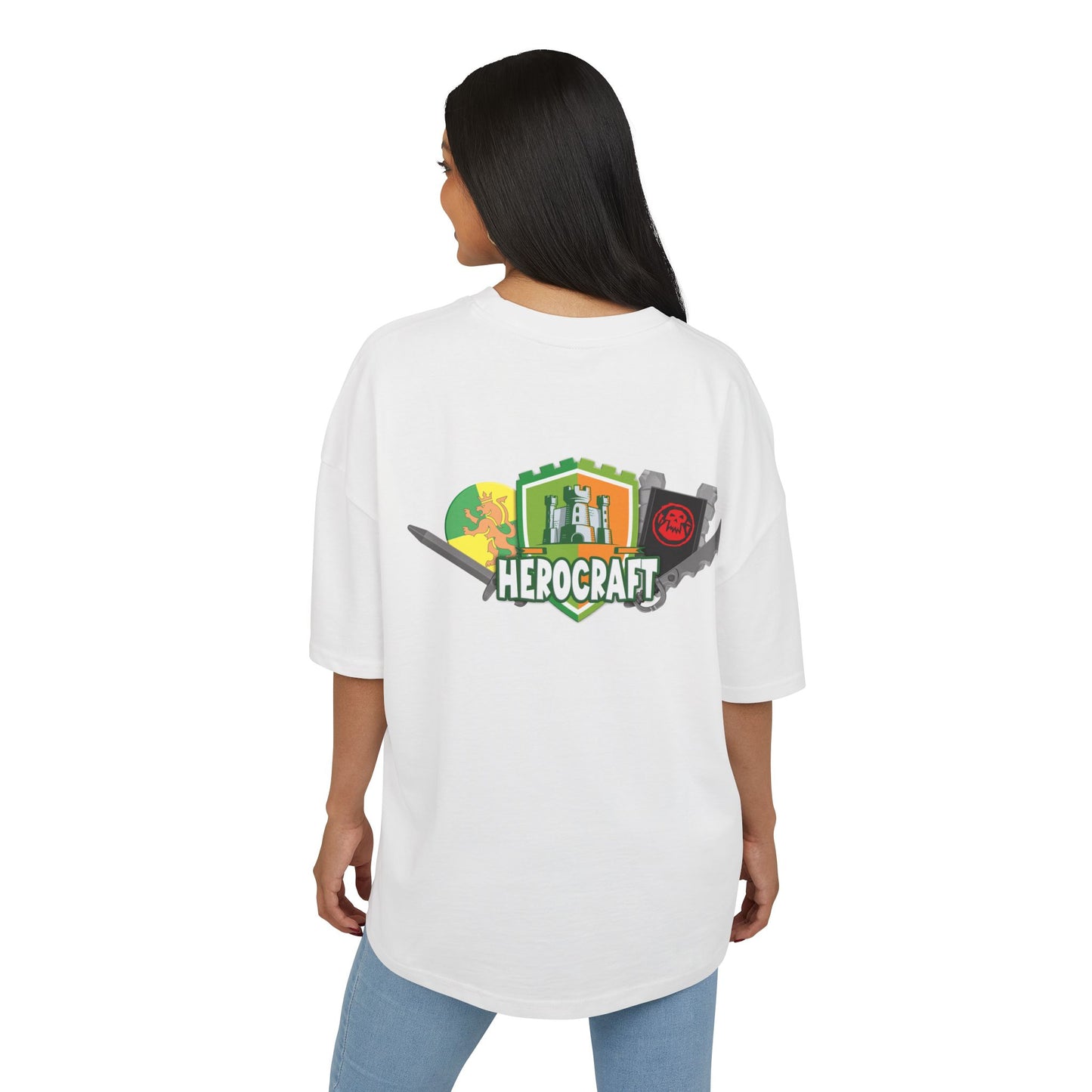 HeroCraft Gaming T‑Shirt — Adventure Logo Tee (Front & Back)