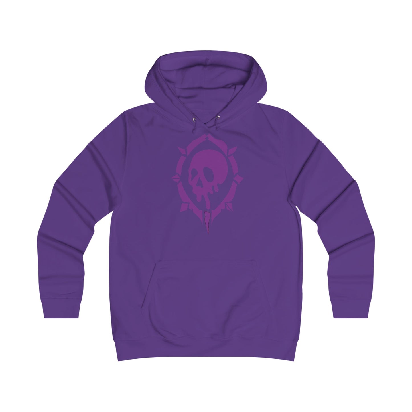Necromancer Skull Hoodie — Gothic College Crew Pullover ("An Old Evil Has Awakened")