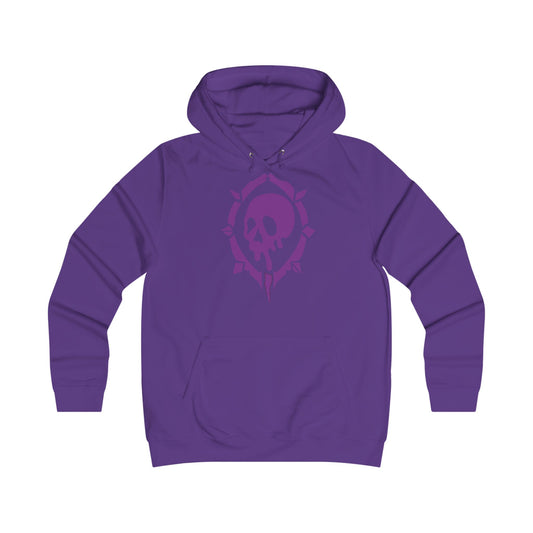 Necromancer Skull Hoodie — Gothic College Crew Pullover ("An Old Evil Has Awakened")