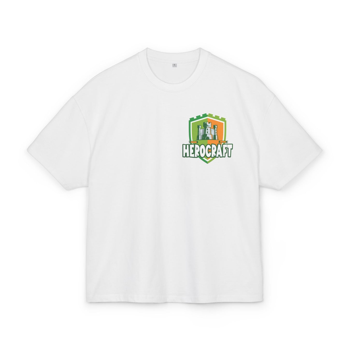 HeroCraft Gaming T‑Shirt — Adventure Logo Tee (Front & Back)