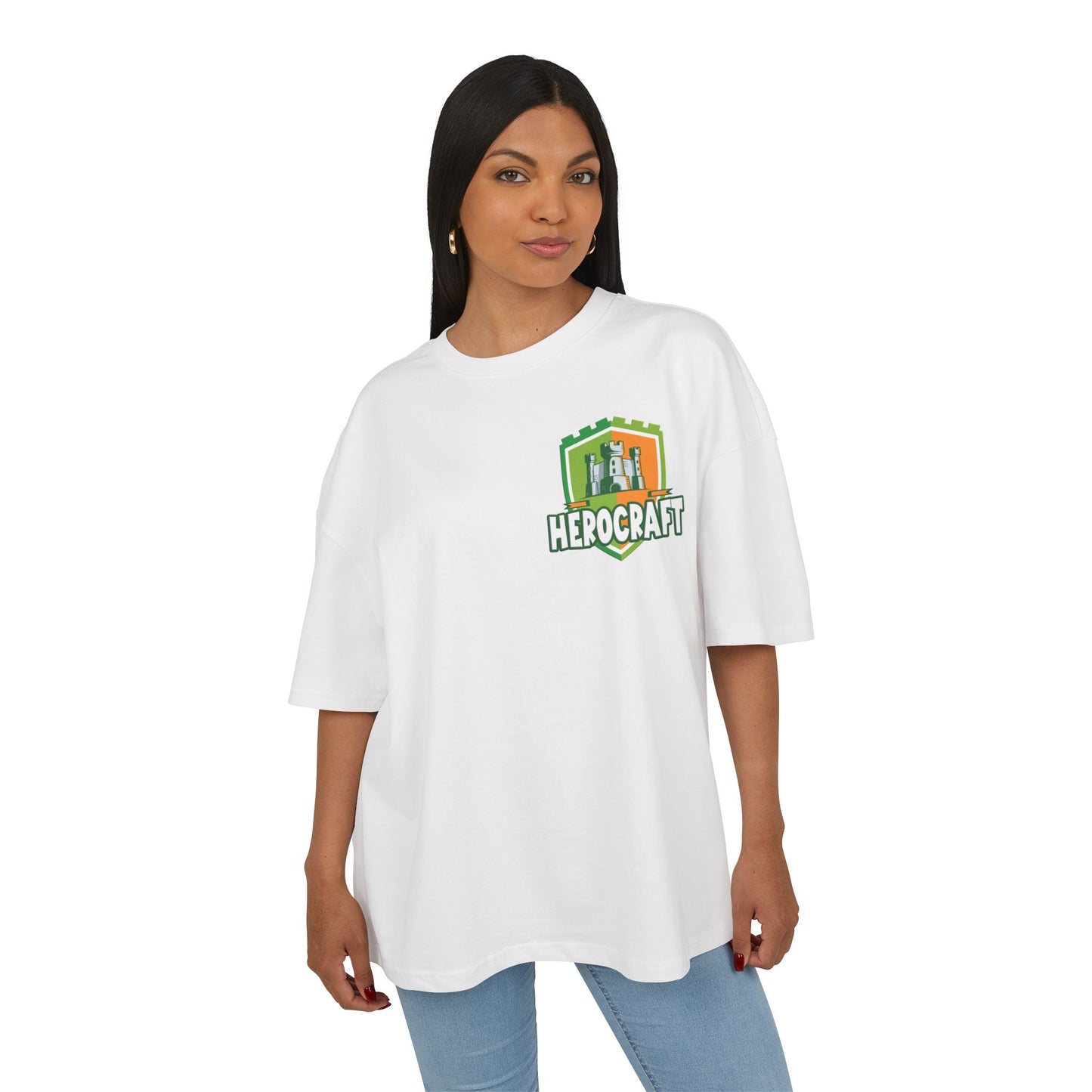 HeroCraft Gaming T‑Shirt — Adventure Logo Tee (Front & Back)
